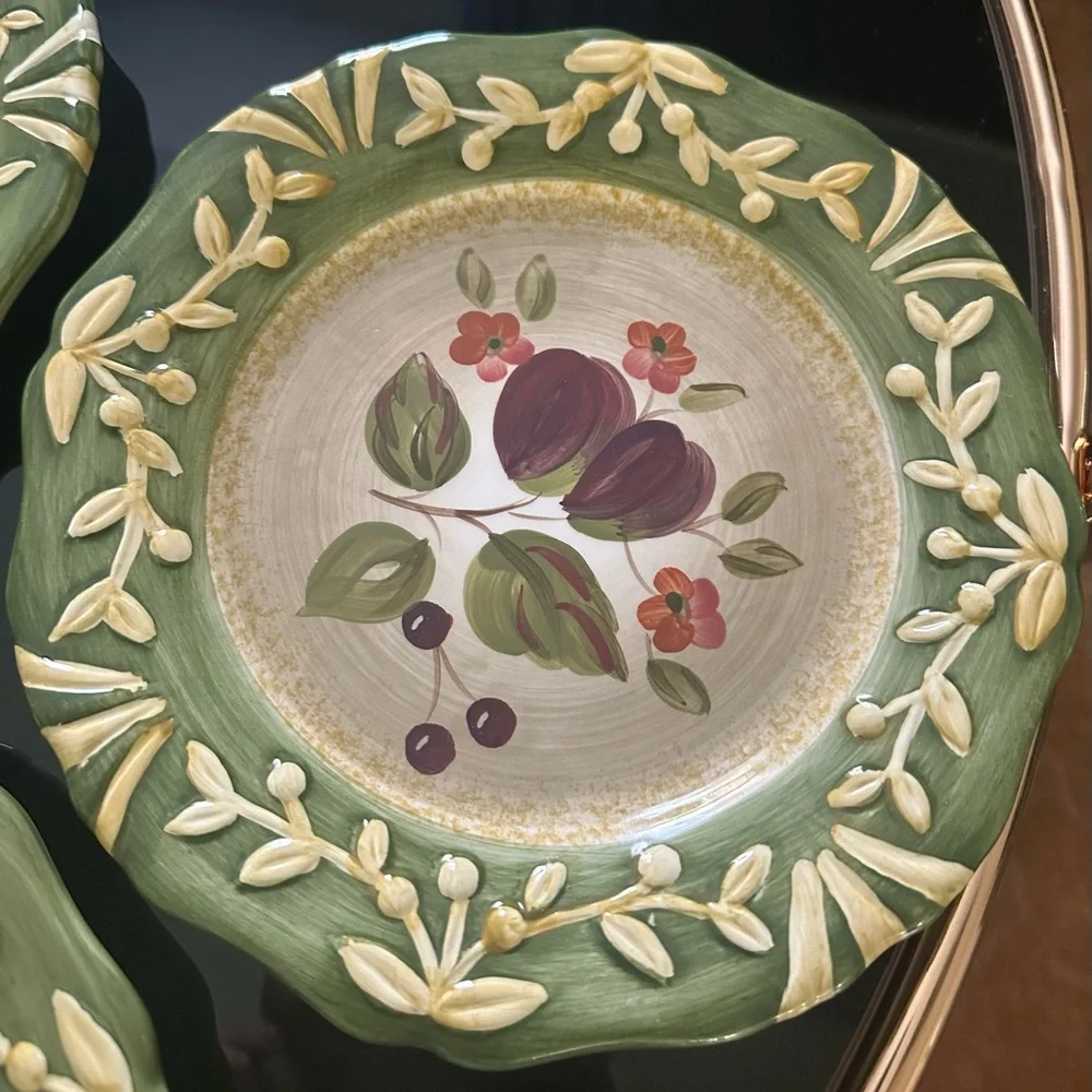 Salad/Dessert Plate La Toscana Set of 4 by Pamela Gladding 8.5” Wide